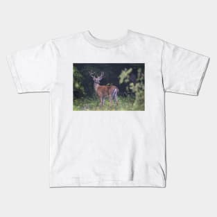 White-tailed buck Kids T-Shirt